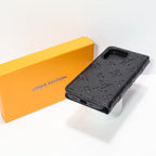 Black Lv Wallet Phone Case 12-16 Pro Max Plus