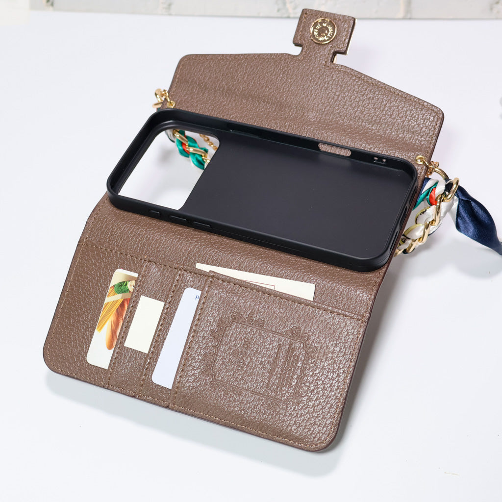 Coated Canvas Gg Crossbody Wallet Case Iphone 17/ Pro / Pro Max / Air