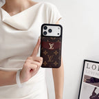 Folding Card Holder Louis V Iphone Case 12/13/14/15/16/17/Pro/Pro Max/ Plus/Air