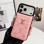 Folding Card Holder Louis V Iphone Case 12/13/14/15/16/17/Pro/Pro Max/ Plus/Air
