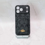 Coach Card Holder Phone Case For 12-17 / Pro / Pro Max