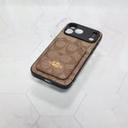 Coach Card Holder Phone Case For 12-17 / Pro / Pro Max