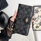 Designer Coach Phone Case Wallet Kickstand Style For Iphone 12 13 14 15 16 17 Pro Max Plus