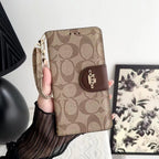 Designer Coach Phone Case Wallet Kickstand Style For Iphone 12 13 14 15 16 17 Pro Max Plus