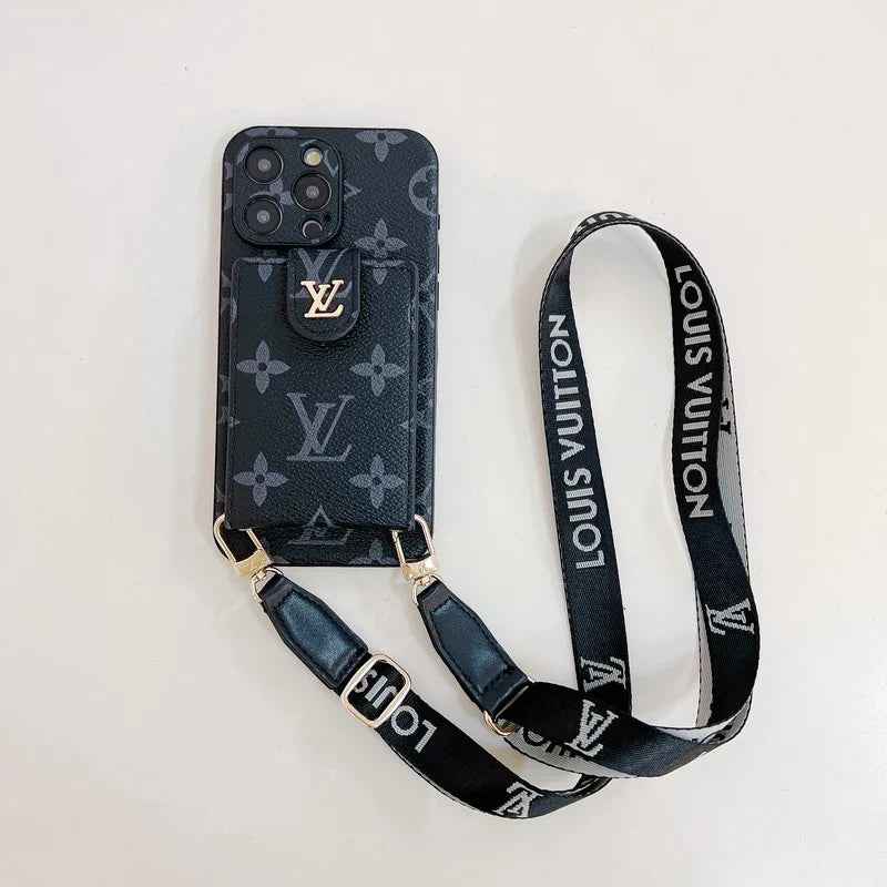 Lv Crossbody Phone Case For Iphone 12-16 Pro Max Plus