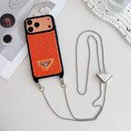 Prada Phone Case On Chain Iphone 12-17 / Pro / Pro Max / Plus / Air