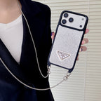 Prada Phone Case On Chain Iphone 12-17 / Pro / Pro Max / Plus / Air
