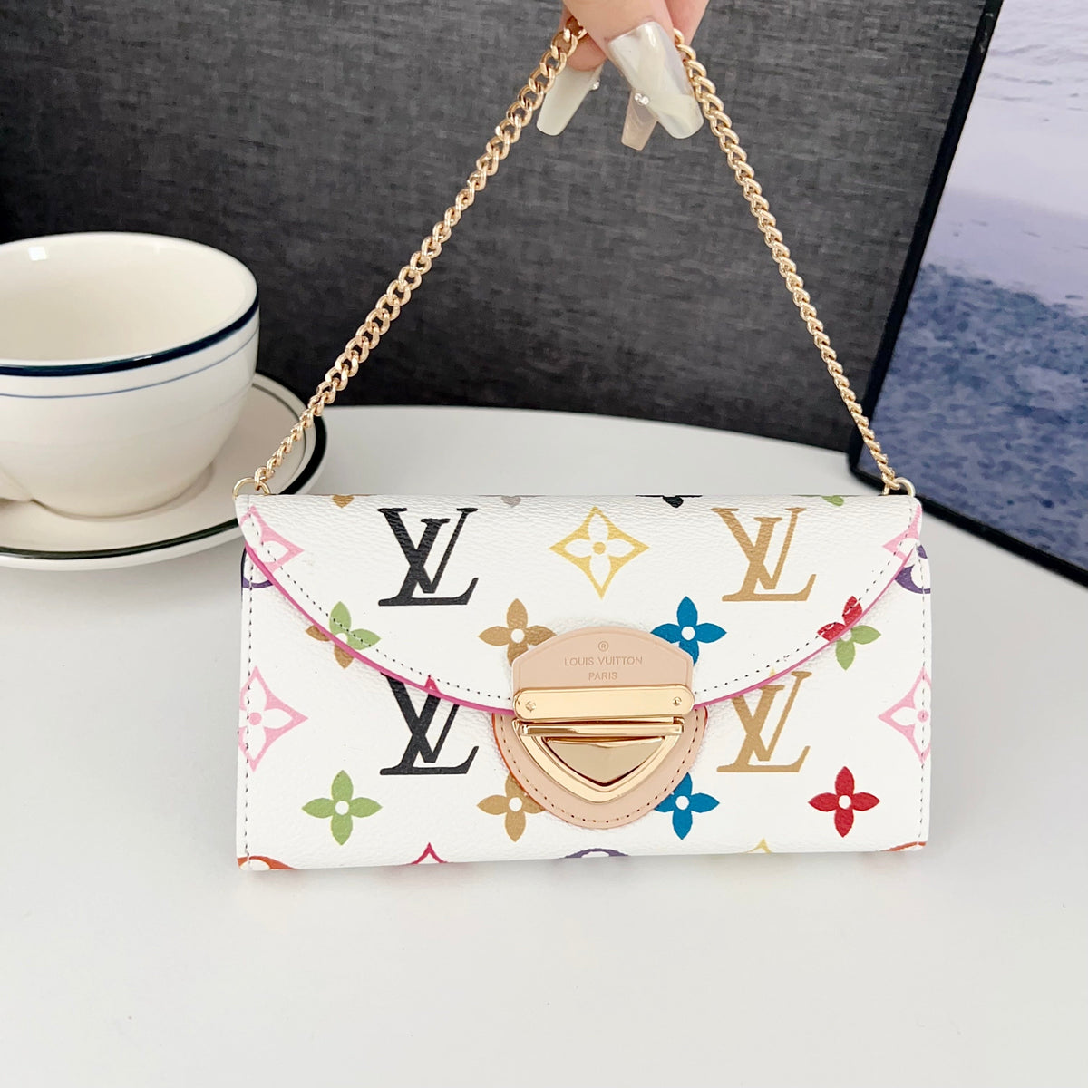 Crossbody Wallet Mini Bag Lv Style Phone Case For Iphone 13-17 / Pro / Pro Max / Plus / Air