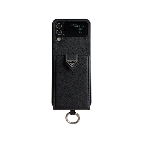 Crossbody Wallet Case Prada Style Samsung Z Flip 3/4/5/6/7