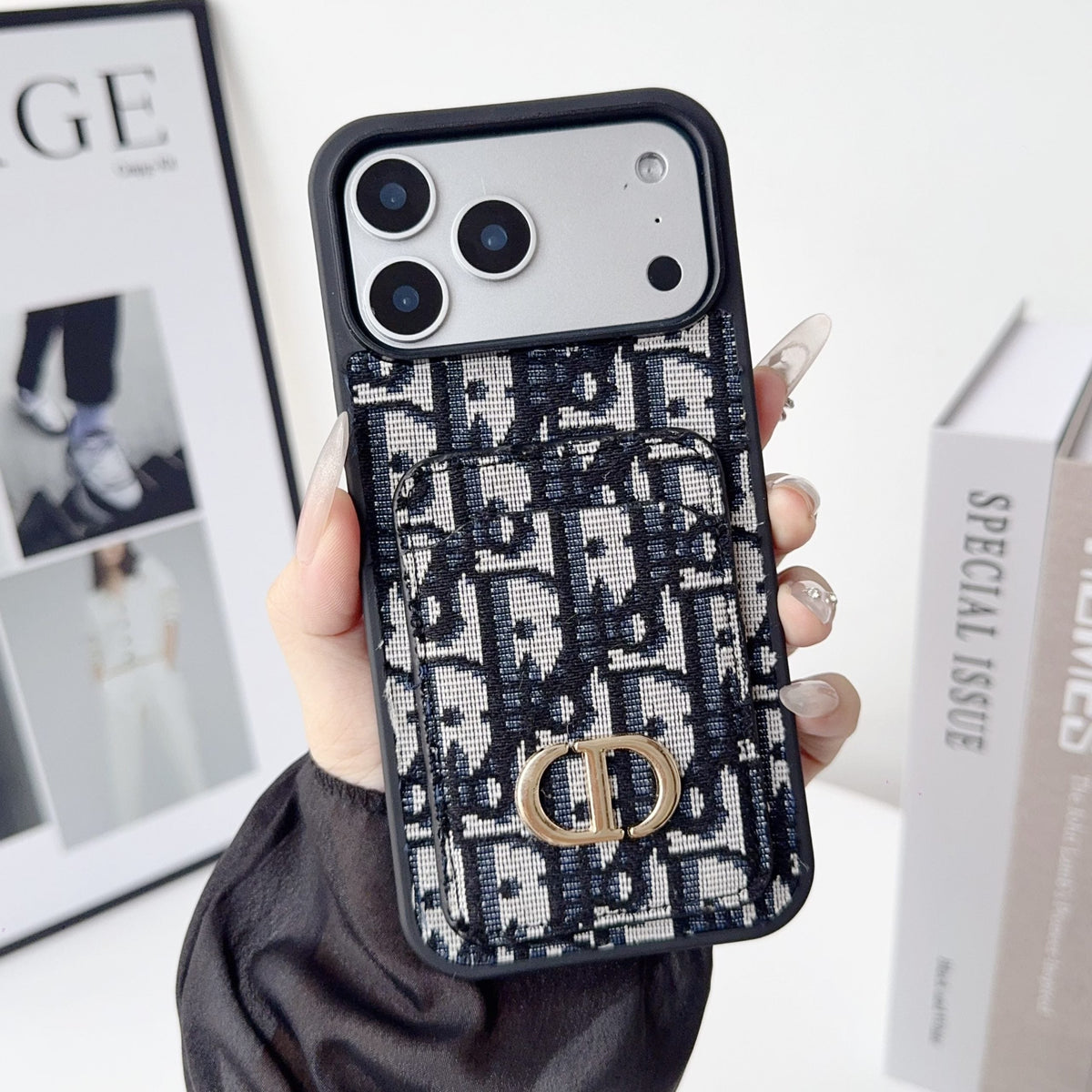 Fabric Dr Phone Case Card Holder For Iphone 17 / Pro / Pro Max / Air