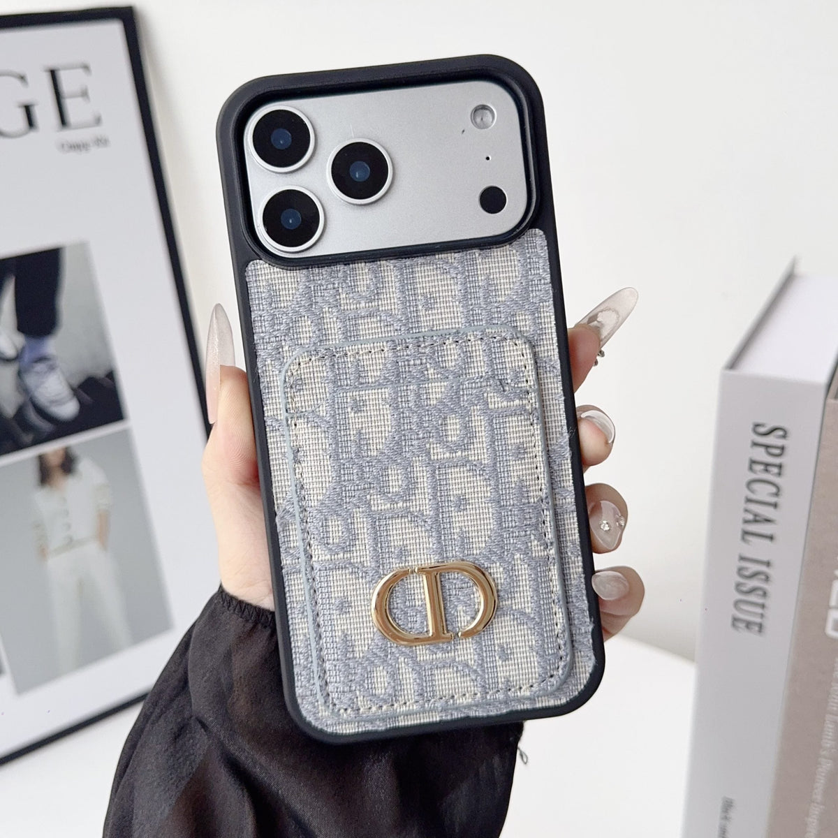 Fabric Dr Phone Case Card Holder For Iphone 17 / Pro / Pro Max / Air