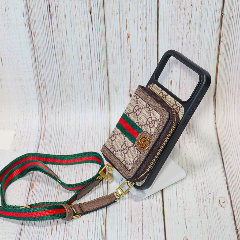 Designer Crossbody Lv Zipped Iphone Case For 17/Pro/Pro Max/Air