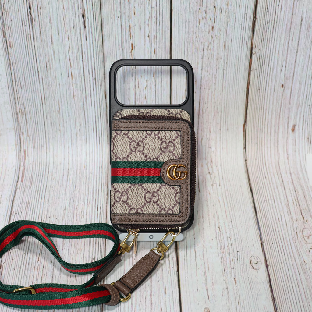 Designer Crossbody Lv Zipped Iphone Case For 17/Pro/Pro Max/Air