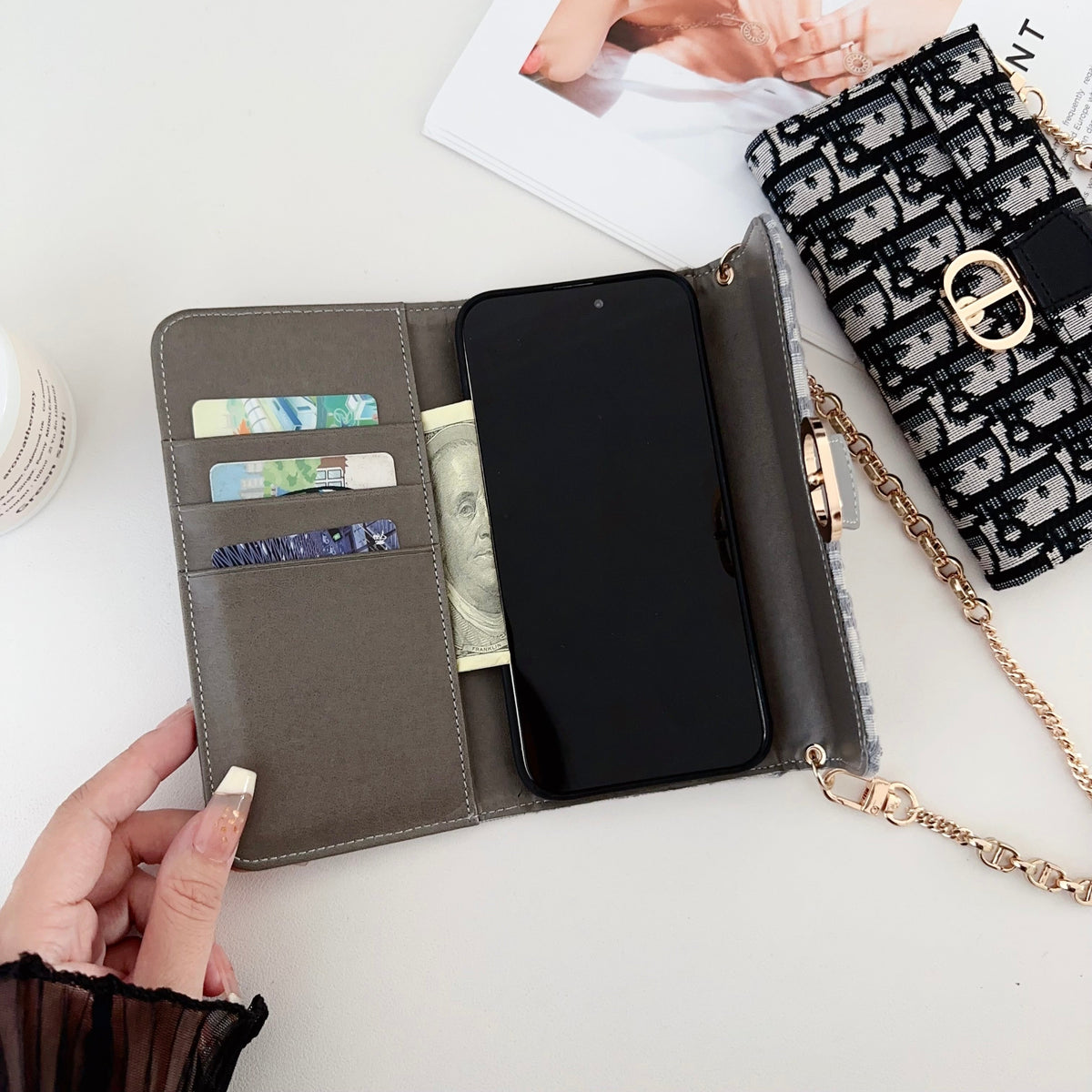 Crossbody Wallet Dr Phone Case For Samsung S23-26 / Plus / Ultra