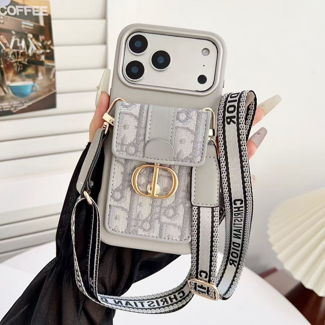 Dr Crossbody Iphone Case Card Holder For 12-17 / Pro / Pro Max / Plus