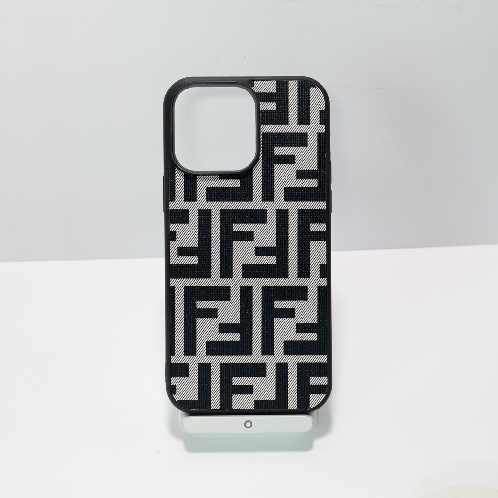 Fendi Fabric Phone Case For Iphone 12-17 Pro Max