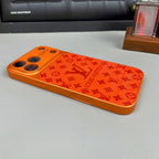Gloss Monogram Lv Phone Case For Iphone 14-17/Pro/Pro Max