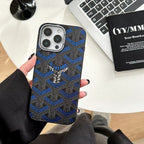 Goyard Phone Case Electroplated For Iphone 12-16 Pro Max Plus