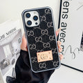 Gg Denim Iphone Case For 12-16 Pro Max