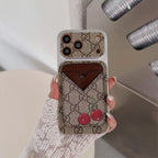 Gg Style Phone Case Magnet Card Holder Iphone 13-17 / Pro / Pro Max / Plus / Air