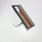 Samsung Galaxy Gucci Web Stripe Case For S22 23 24 25 26 Ultra Plus