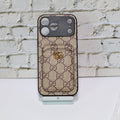 Gg Phone Case With Card Holder For 17 Series