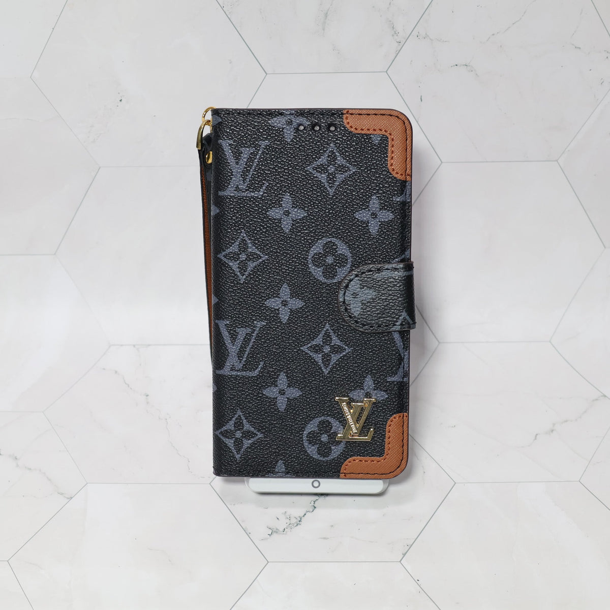 Folio Lv Wallet Case Edge Patches For 12-17 / Pro / Pro Max / Plus