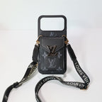 Lv Crossbody Iphone 17 Series Case Card Holder