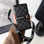 Luxury Crossbody Wallet Phone Case Card Holder For 12-16 Pro Max Plus