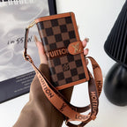 Luxury Crossbody Wallet Phone Case Card Holder For 12-16 Pro Max Plus