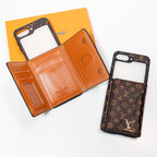 Luxury Z Flip Case Wallet Card Slot For 3 4 5 6 7 Series