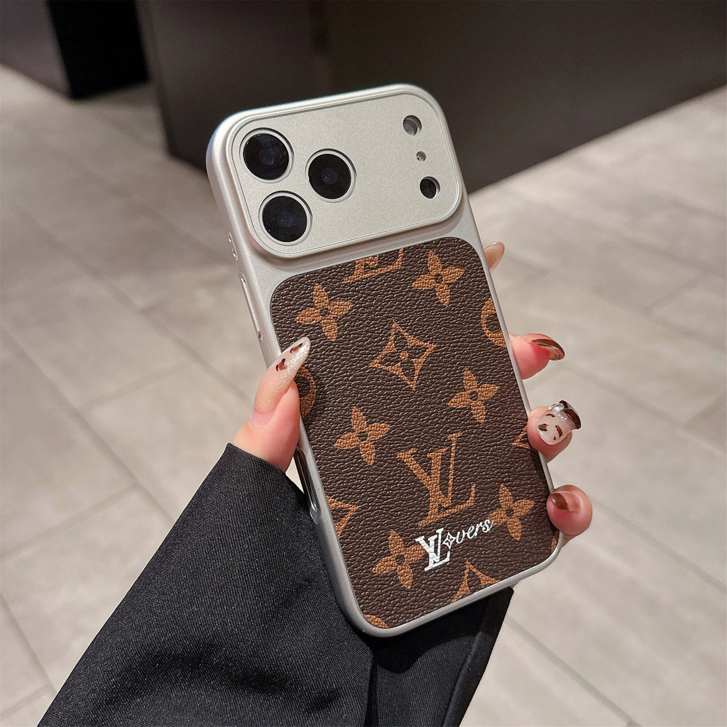 Lv Lens Protection Iphone Case 14-17 / Pro / Pro Max