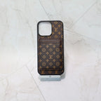Louis V Magsafe Iphone Case Card Holder For 12-16 Pro Max Plus