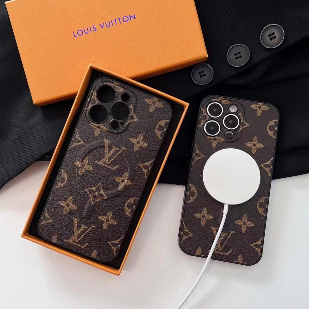 Lv Magsafe Phone Case For Iphone 12 13 14 15 16 Pro Max