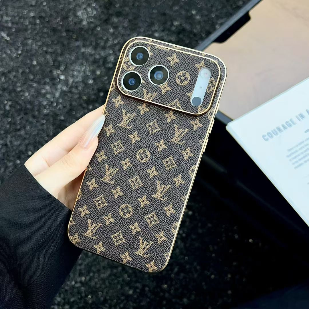 Lv Phone Case Iphone 17 / Pro / Pro Max / Air / Electroplated