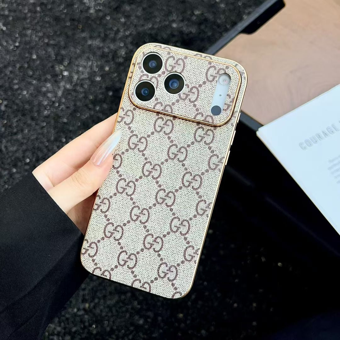 Lv Phone Case Iphone 17 / Pro / Pro Max / Air / Electroplated