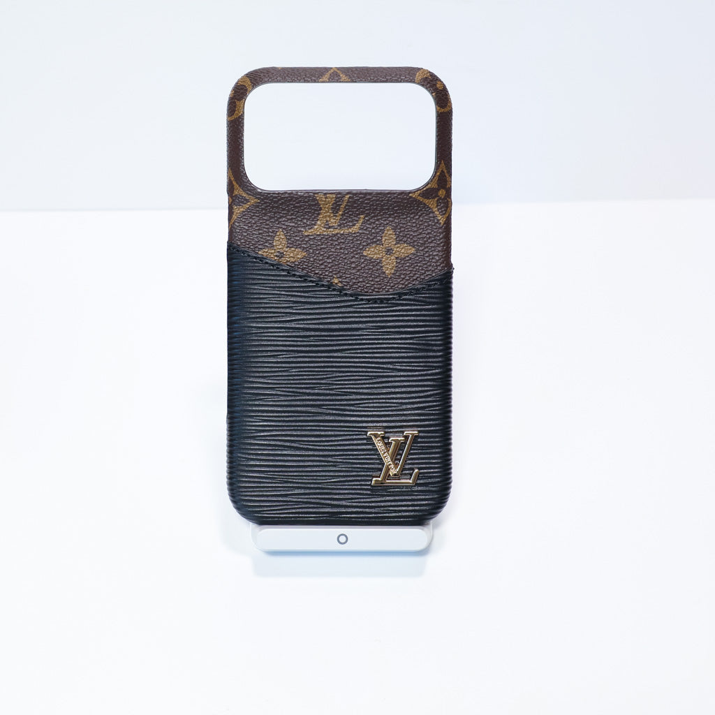 Lv Accent Leather Phone Case Iphone 17 Series