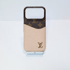 Lv Accent Leather Phone Case Iphone 17 Series