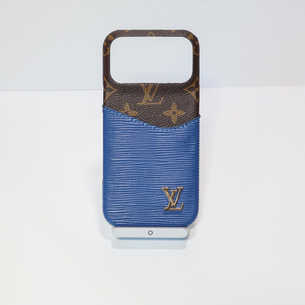 Lv Accent Leather Phone Case Iphone 17 Series