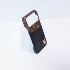 Lv Accent Leather Phone Case Iphone 17 Series