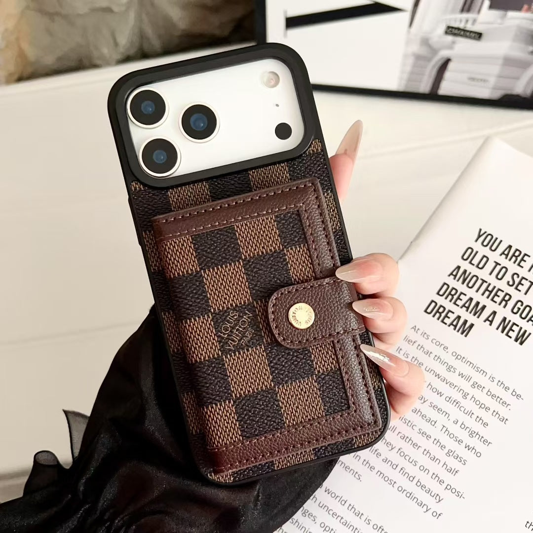 Lv Wallet Phone Case For Iphone 17 / Pro / Pro Max / Air