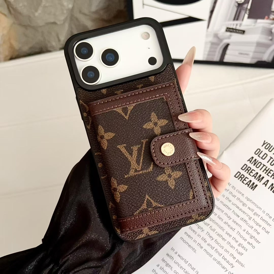 Lv Wallet Phone Case For Iphone 17 / Pro / Pro Max / Air