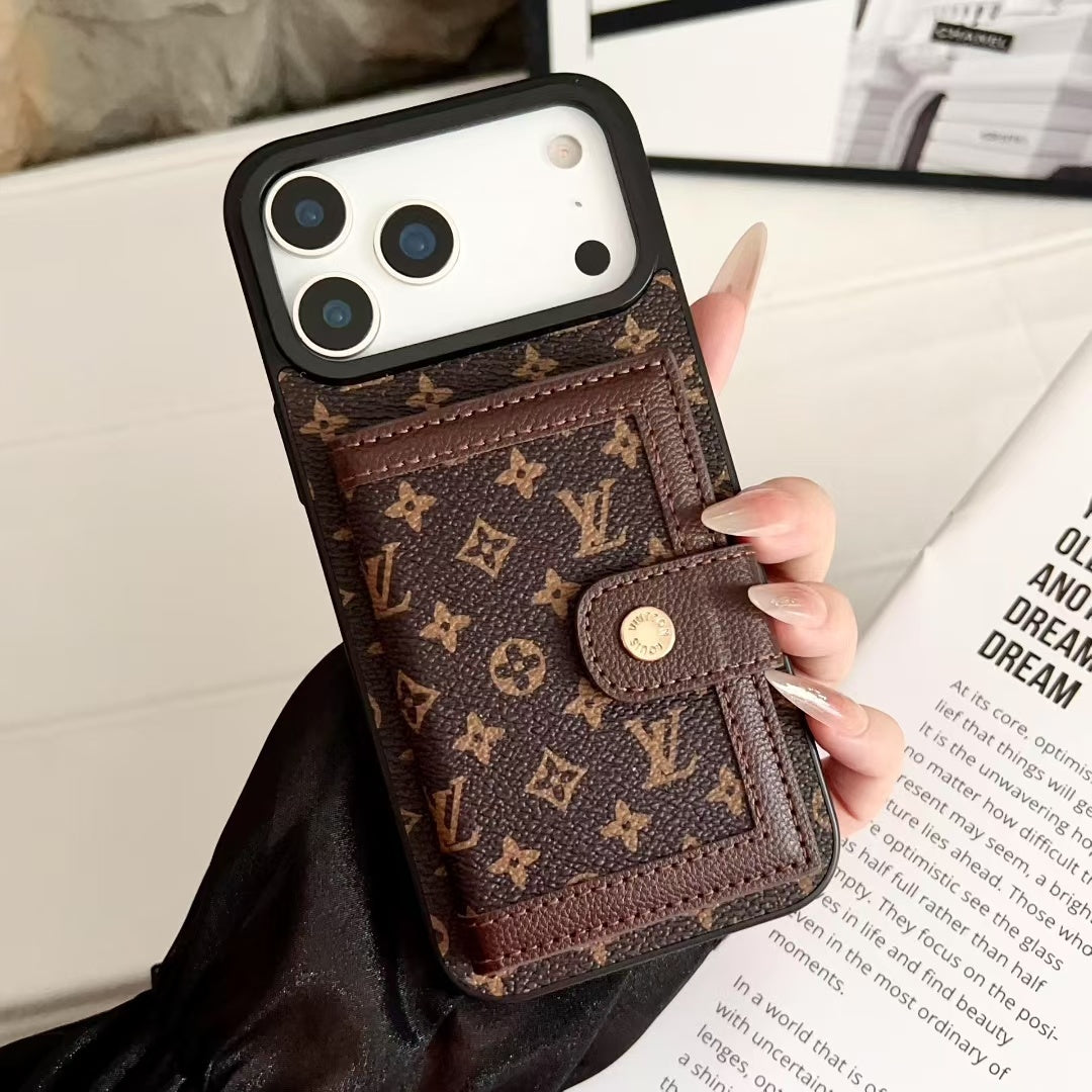 Lv Wallet Phone Case For Iphone 17 / Pro / Pro Max / Air