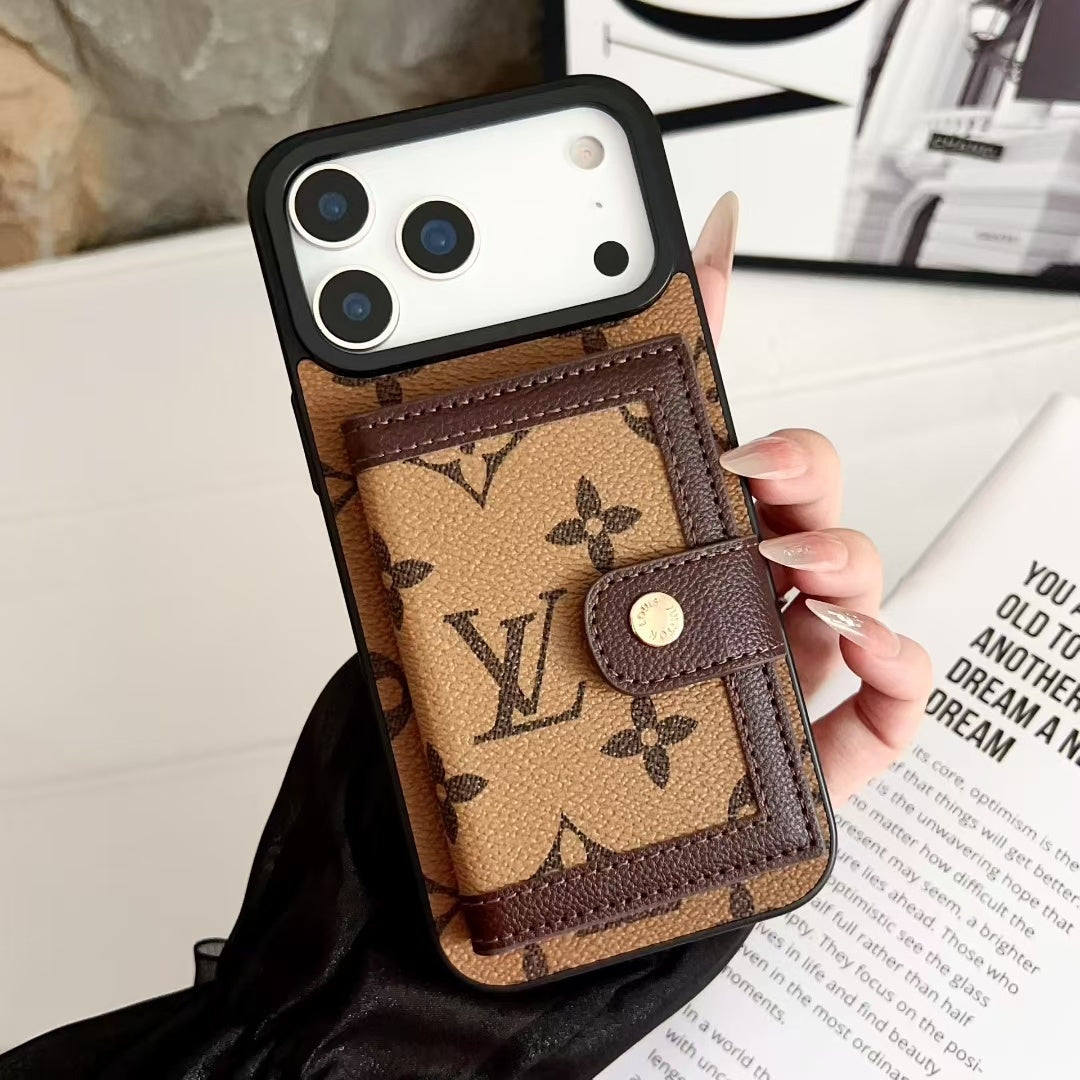 Lv Wallet Phone Case For Iphone 17 / Pro / Pro Max / Air