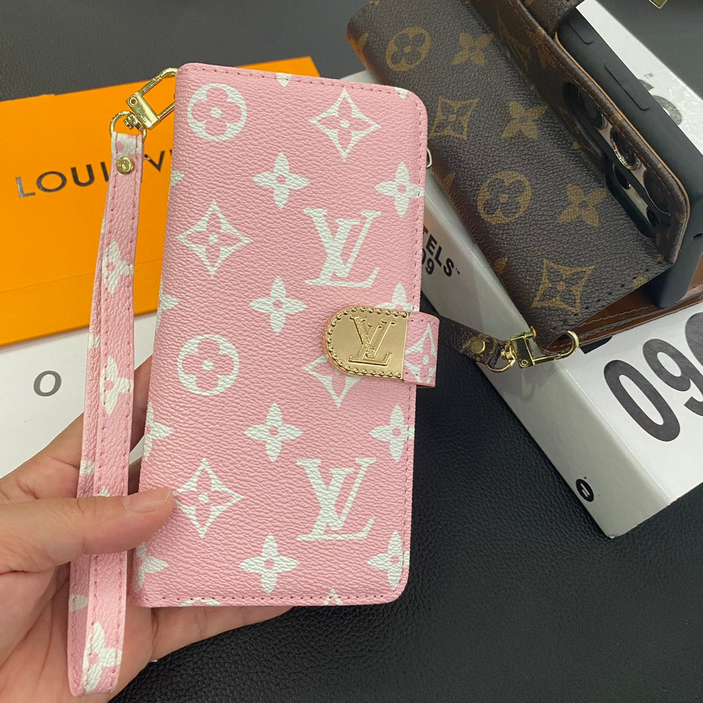 Lv Wallet Phone Case Samsung Galaxy S 22 / 23 / 24 / 25 / 26 Plus / Ultra