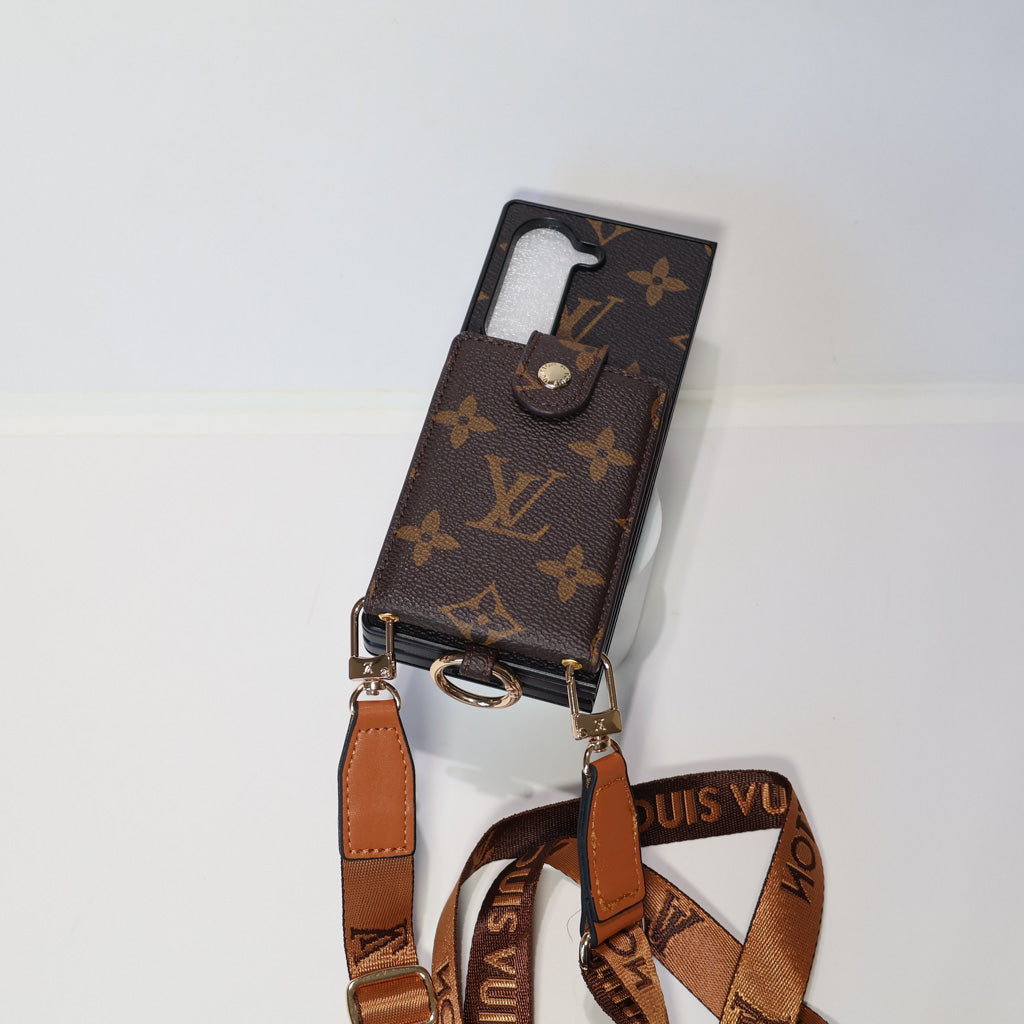 Stylish Z Fold Crossbody Phone Case For 3 / 4 / 5 / 6 / 7 Series