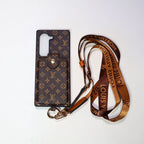 Stylish Z Fold Crossbody Phone Case For 3 / 4 / 5 / 6 / 7 Series