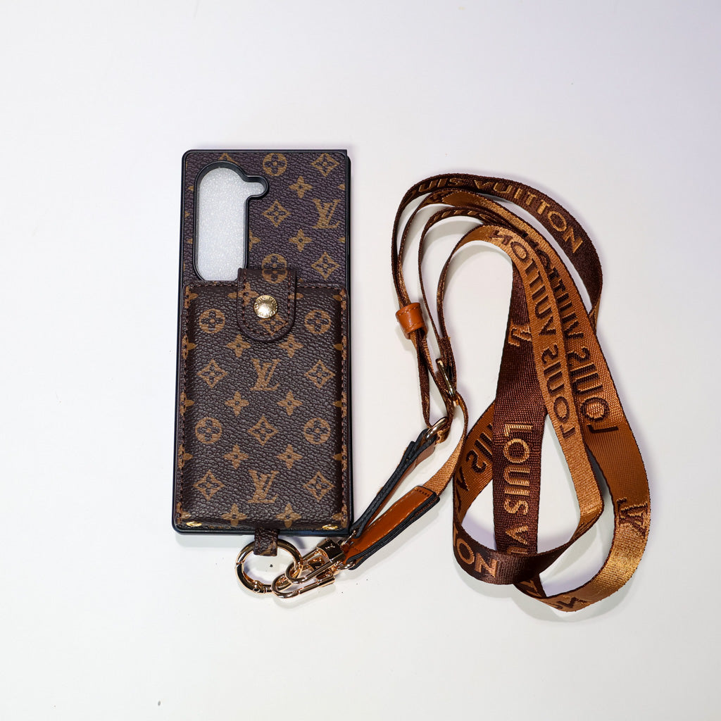 Stylish Z Fold Crossbody Phone Case For 3 / 4 / 5 / 6 / 7 Series