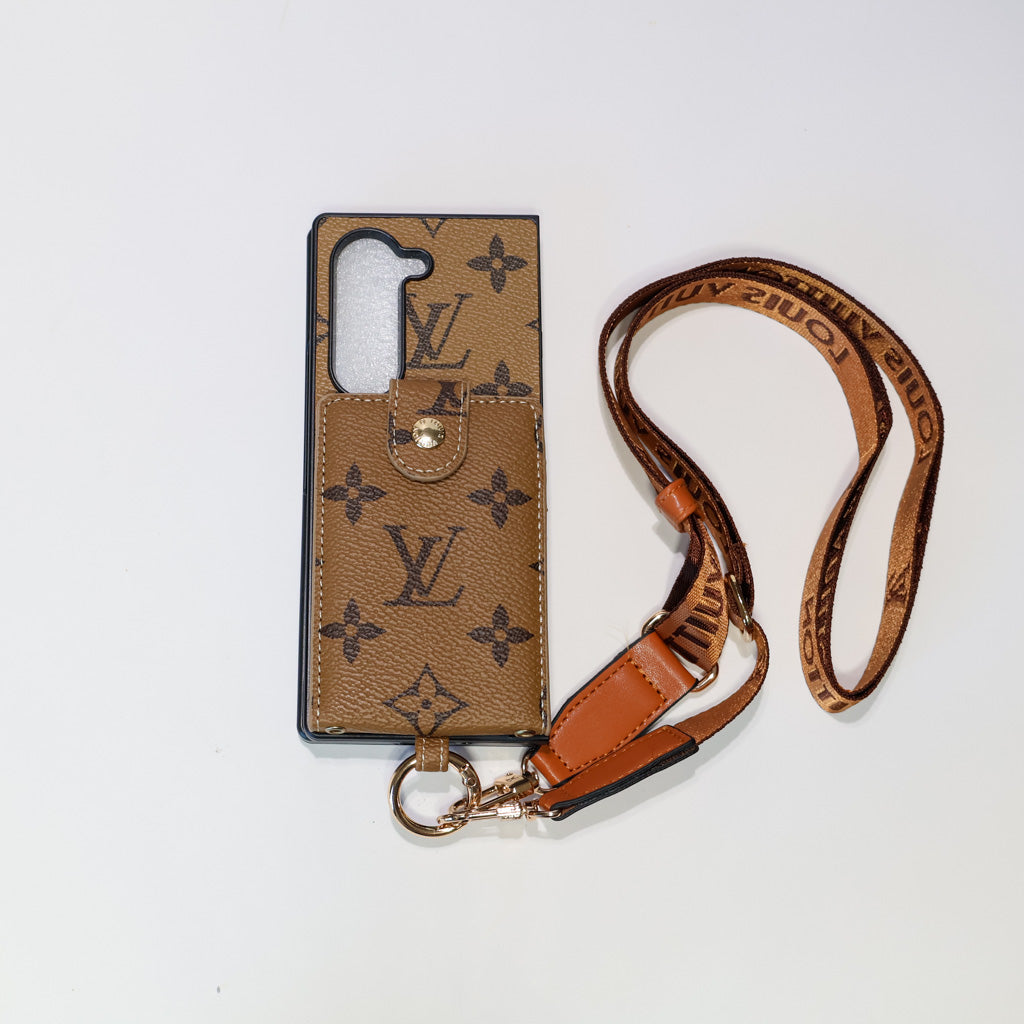 Stylish Z Fold Crossbody Phone Case For 3 / 4 / 5 / 6 / 7 Series