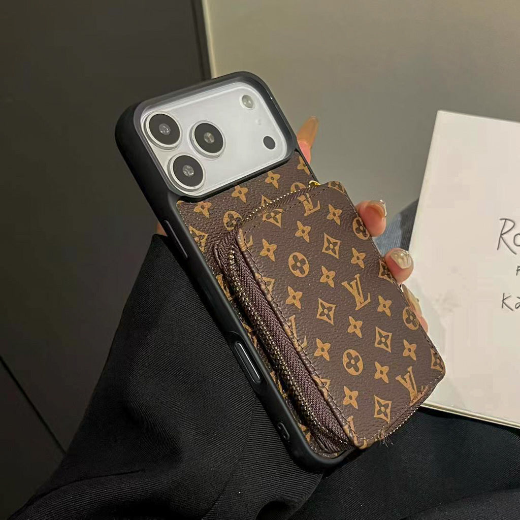 Lv Zipped Wallet Phone Case Iphone 17 / Pro / Pro Max / Air